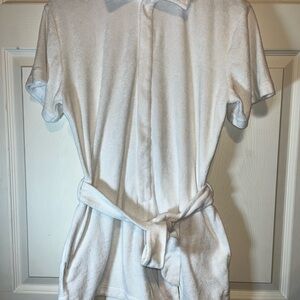 Gianni Bini White Short Sleeve Romper